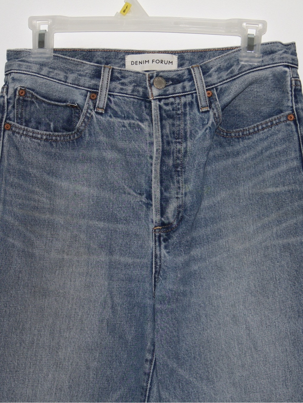 Denim Forum High Rise Women's Straight-Leg Jeans Farrah 28L - Picture 8 of 11